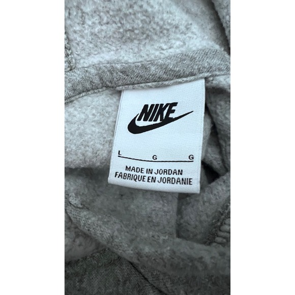 Nike Kids Hoodie and Joggers Set Gray Black Fleece Sportswear L XL - Picture 4 of 5